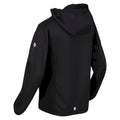Black - Close up - Regatta Childrens-Kids Highton Full Zip Fleece Jacket