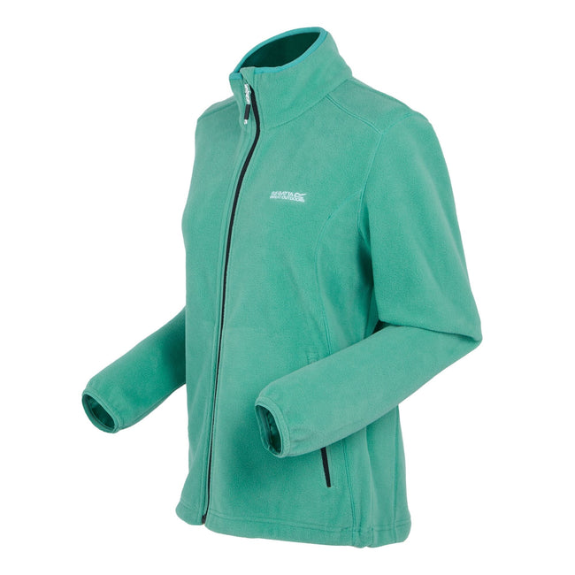 Dusty Green - Side - Regatta Womens-Ladies Floreo IV Full Zip Fleece Jacket