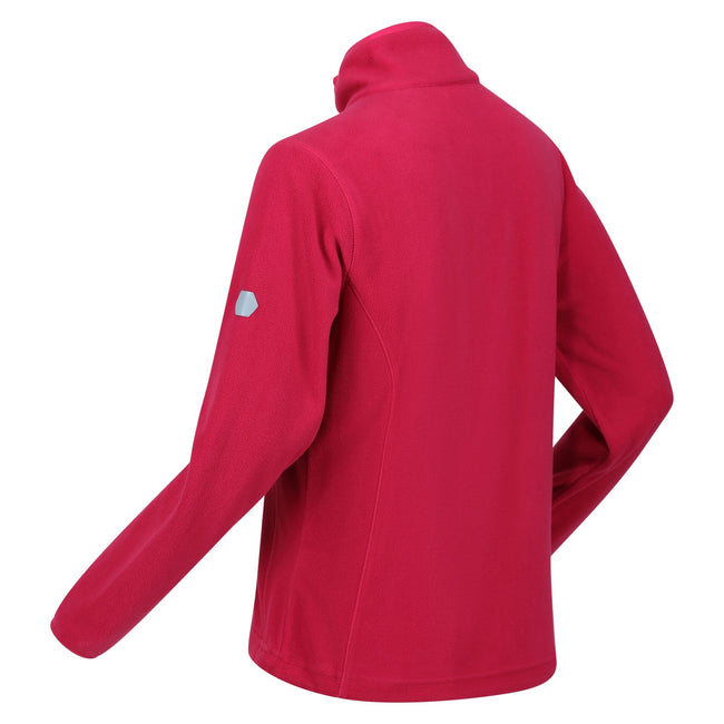 Navy - Close up - Regatta Womens-Ladies Floreo IV Full Zip Fleece Jacket