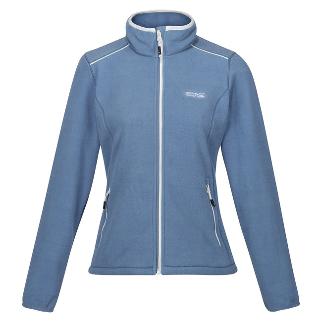 Coronet Blue-White - Front - Regatta Womens-Ladies Floreo IV Full Zip Fleece Jacket