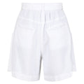 White - Back - Regatta Womens-Ladies Sabela Paper Bag Shorts