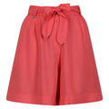 Peach Bloom - Front - Regatta Womens-Ladies Sabela Paper Bag Shorts
