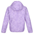 Pastel-Lilac - Back - Regatta Girls Catkin Animal Print Waterproof Jacket