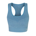 Niagra Blue - Front - Dare 2B Womens-Ladies Dont Sweat It II Marl Sports Bra