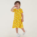 Maize Yellow - Side - Regatta Baby Girls Peppa Pig Flower Casual Dress
