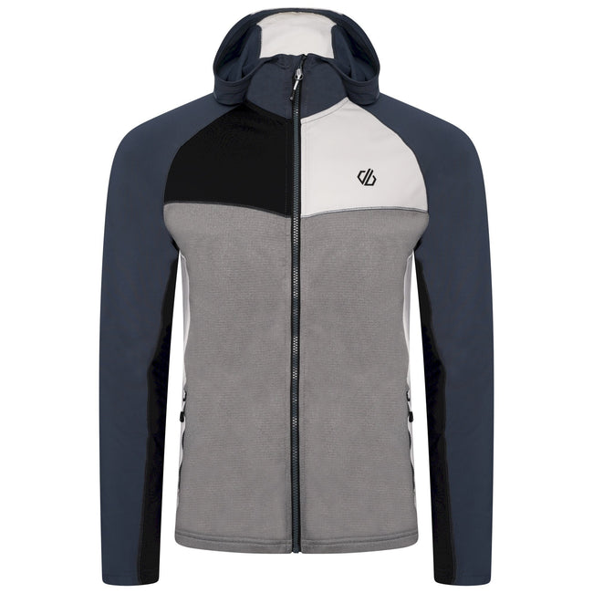 Orion Grey-Ash Grey Marl - Front - Dare 2B Mens Contend Recycled Fleece Jacket