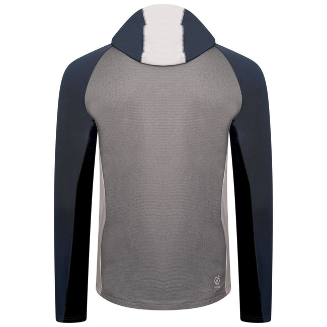 Orion Grey-Ash Grey Marl - Back - Dare 2B Mens Contend Recycled Fleece Jacket