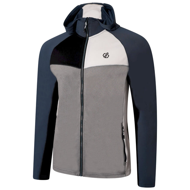 Orion Grey-Ash Grey Marl - Side - Dare 2B Mens Contend Recycled Fleece Jacket