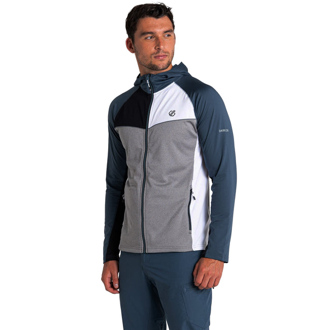 Orion Grey-Ash Grey Marl - Lifestyle - Dare 2B Mens Contend Recycled Fleece Jacket