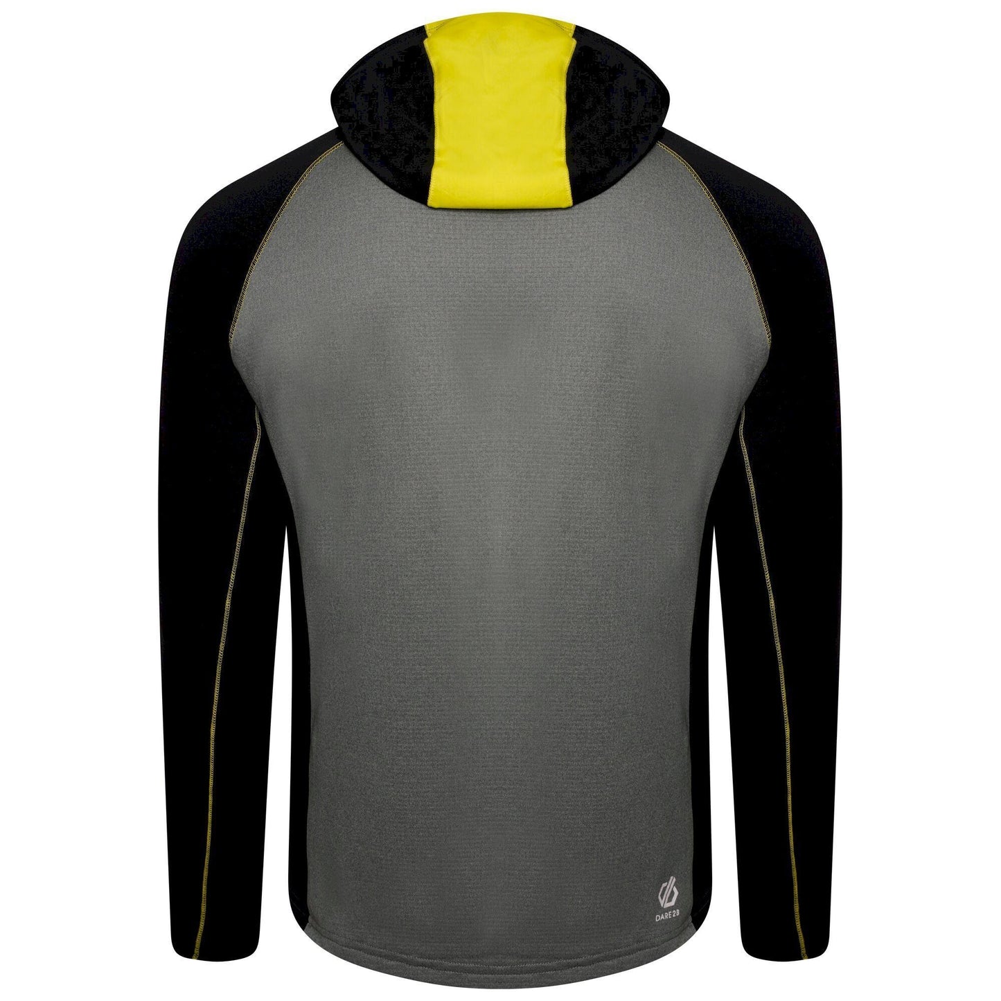 Orion Grey-Ash Grey Marl - Close up - Dare 2B Mens Contend Recycled Fleece Jacket