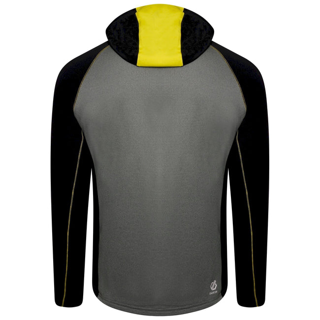 Orion Grey-Ash Grey Marl - Close up - Dare 2B Mens Contend Recycled Fleece Jacket