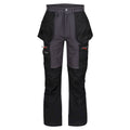 Iron-Black - Front - Regatta Professional Mens Softshell Stretch Work Trousers