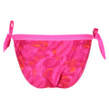 Fusion Pink - Pack Shot - Regatta Womens-Ladies Flavia Palm Leaf Bikini Bottoms