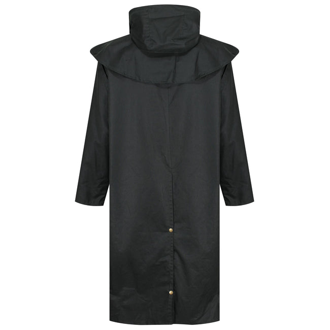 Dark Khaki - Back - Regatta Professional Mens Waterproof Wax Jacket