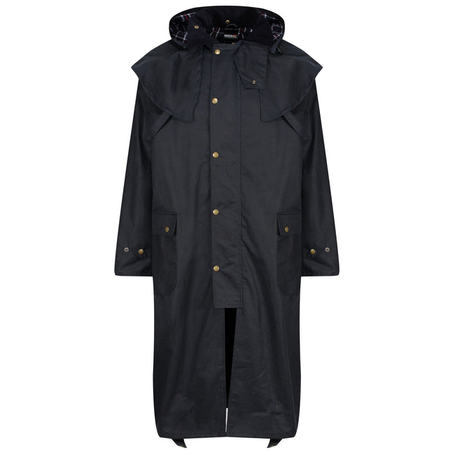 Navy - Front - Regatta Professional Mens Waterproof Wax Jacket
