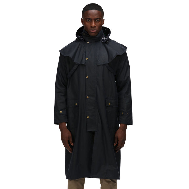 Navy - Lifestyle - Regatta Professional Mens Waterproof Wax Jacket
