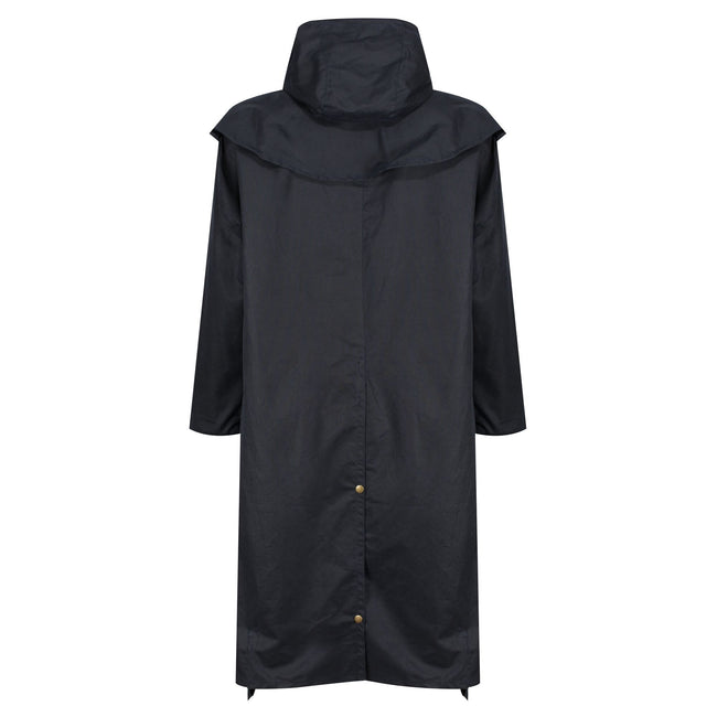 Navy - Close up - Regatta Professional Mens Waterproof Wax Jacket