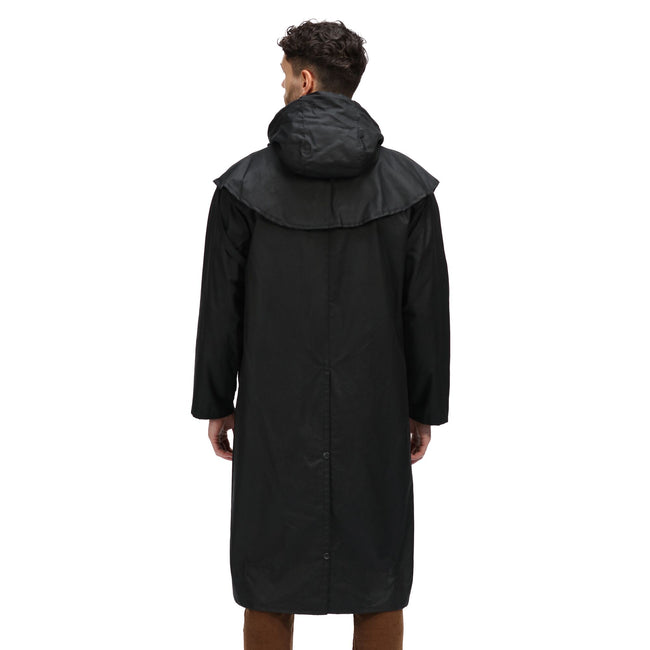 Black - Pack Shot - Regatta Professional Mens Waterproof Wax Jacket