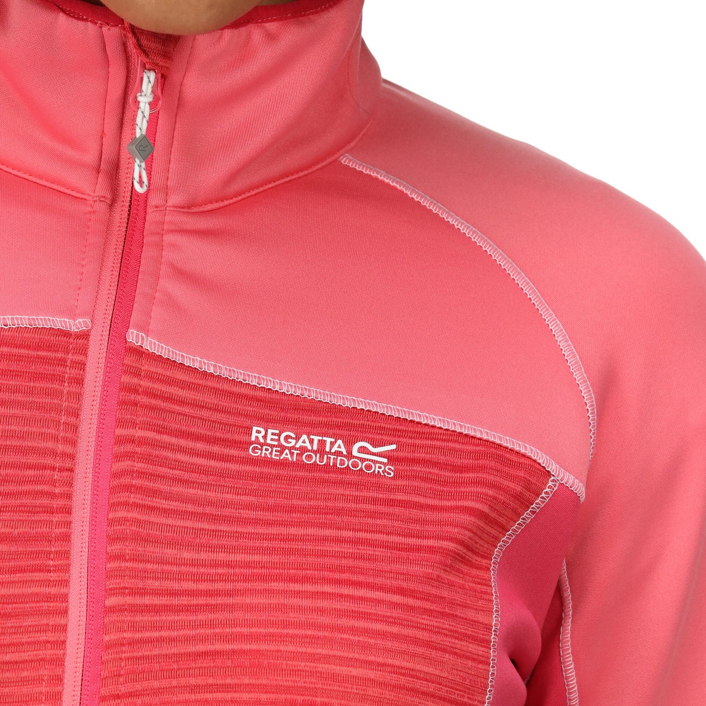Rethink Pink - Close up - Regatta Womens-Ladies Yare V Fleece