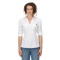 White - Front - Regatta Womens-Ladies Malaya Long-Sleeved Shirt