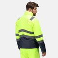 Yellow-Navy - Lifestyle - Regatta Mens High-Vis Insulated Jacket