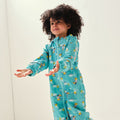 Aruba Blue - Back - Regatta Childrens-Kids Pobble Peppa Pig Clouds Waterproof Puddle Suit