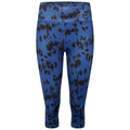 Space Blue - Front - Dare 2B Womens-Ladies The Laura Whitmore Edit - Influential Tie Dye Recycled 3-4 Leggings