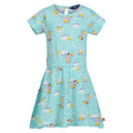 Aruba Blue - Front - Regatta Baby Girls Peppa Pig Clouds Casual Dress