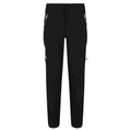 Black-Black - Front - Regatta Mens Mountain Zip-Off Trousers