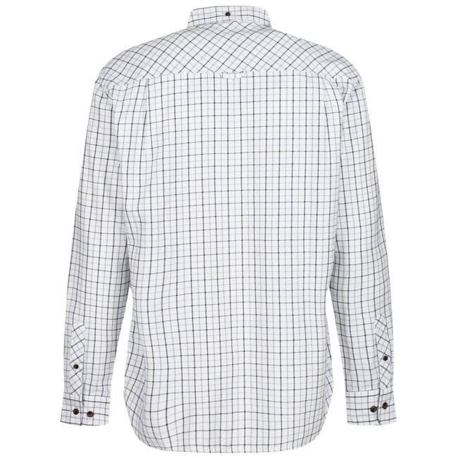 White-Blue - Back - Regatta Professional Mens Checked Shirt