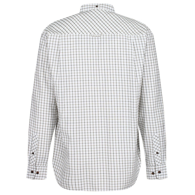 White-Green - Back - Regatta Professional Mens Checked Shirt