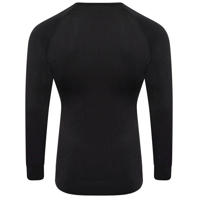Black - Close up - Dare 2B Mens Zone In Base Layer Top