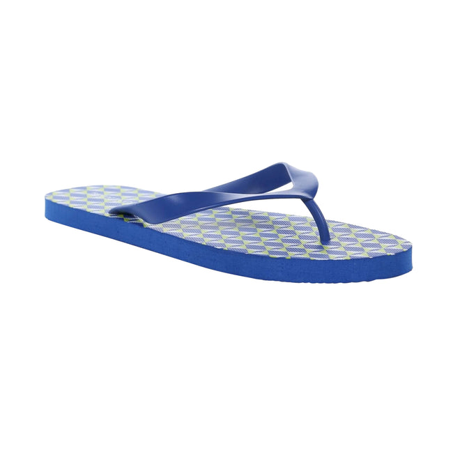 Lapis Blue - Back - Regatta Mens Bali Geometric Flip Flops