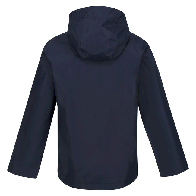 Navy - Pack Shot - Regatta Childrens-Kids Belladonna Waterproof Jacket