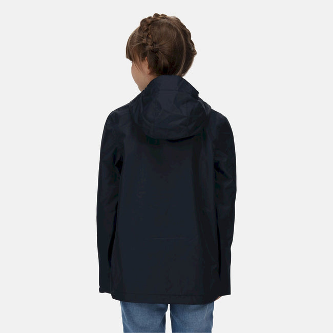 Navy - Lifestyle - Regatta Childrens-Kids Belladonna Waterproof Jacket
