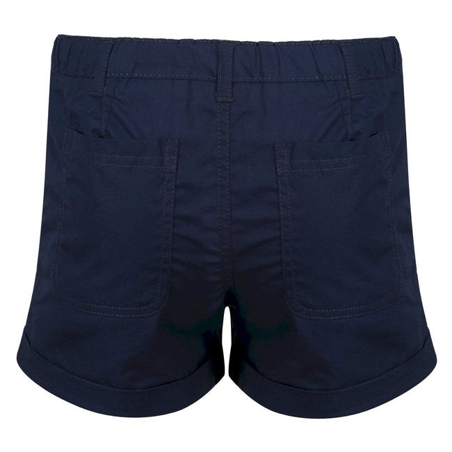 Navy - Back - Regatta Childrens-Kids Denisha Shorts