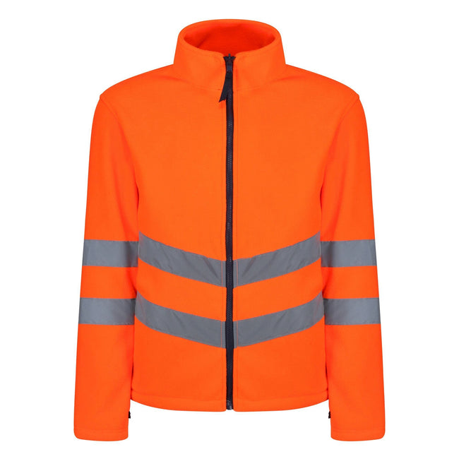 Orange-Navy - Pack Shot - Regatta Professional Mens 3 in 1 Hi-Vis Jacket