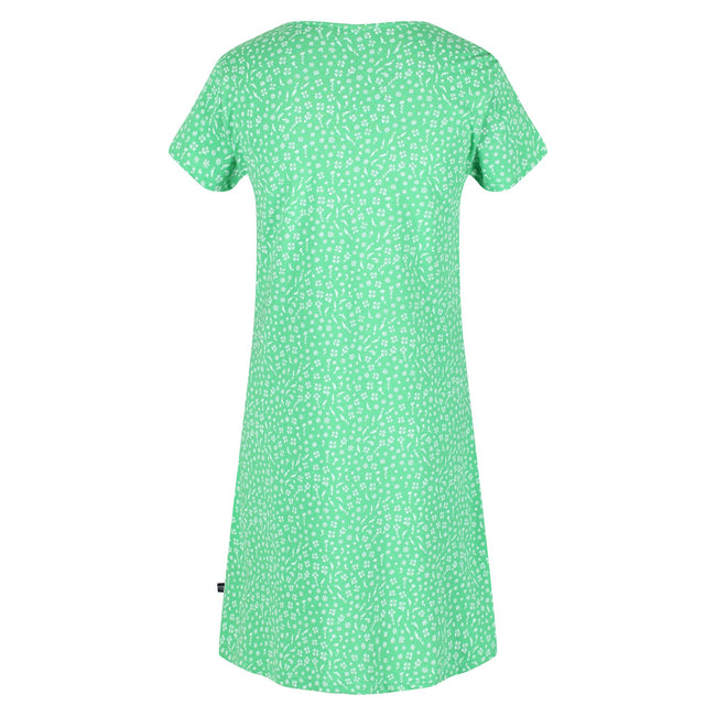 Vibrant Green - Pack Shot - Regatta Womens-Ladies Balia Ditsy Print Swing Dress