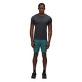 Pacific Green-Black - Side - Regatta Mens Highton Pro Shorts
