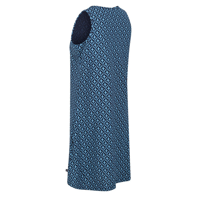 Navy - Side - Regatta Womens-Ladies Kaimana Tile Swing Dress