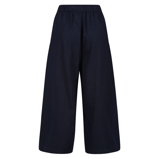 Navy - Back - Regatta Womens-Ladies Madley Culottes