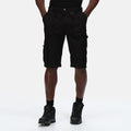 Black - Back - Regatta Professional Mens Cargo Shorts