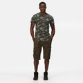 Khaki - Back - Regatta Professional Mens Cargo Shorts