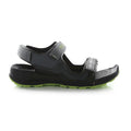 Black-Lime - Back - Regatta Mens Samaris Sandals