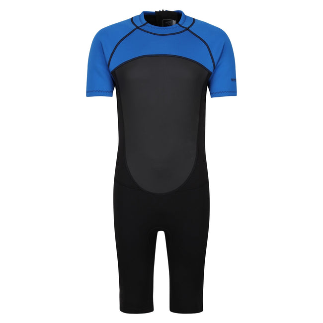 Oxford Blue-Black - Front - Regatta Mens Shorty Wetsuit