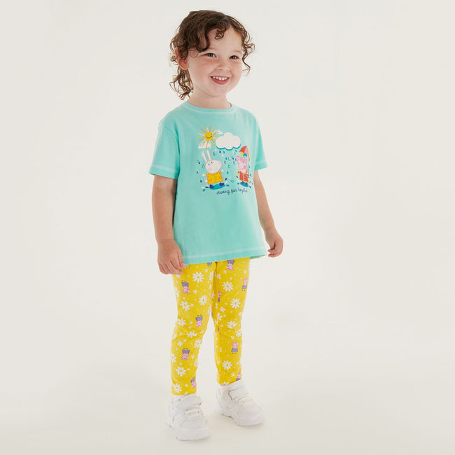 Aruba Blue - Back - Regatta Childrens-Kids Peppa Pig Printed T-Shirt