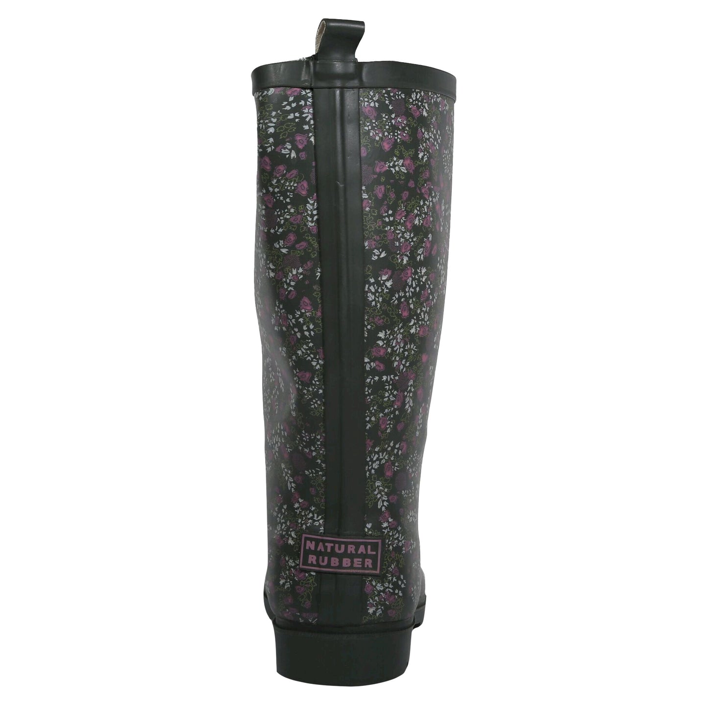 Khaki - Close up - Regatta Womens-Ladies Fairweather Cosy Floral Wellington Boots