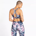 Mesa Rose - Pack Shot - Dare 2B Womens-Ladies Mantra Laura Whitmore Floral Recycled Sports Bra