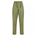 Green Fields - Front - Regatta Womens-Ladies Maida Linen Trousers