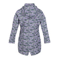 Balsam Green - Back - Regatta Girls Talei Floral Waterproof Jacket